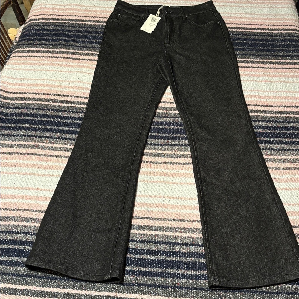 Z Supply Pants Leah ankle, kick flare, black sand BKS - Picture 1 of 3
